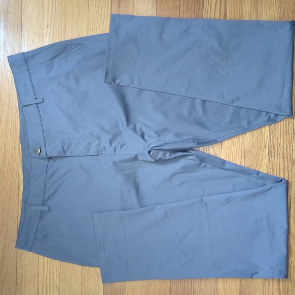 Barbell Grey Lightweight Athletic Men's Dress Pants Slim